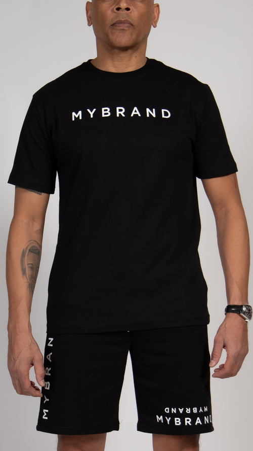 MYBRAND Signature Series: Classic Logo Tee | BLACK