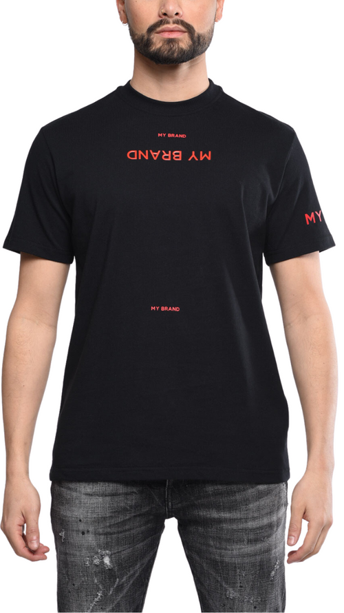 Multibranding T-Shirt Bl/Red | BLACK