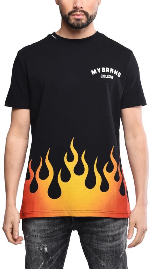 Mb Fire T-Shirt Black | BLACK