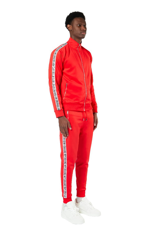 My Brand Tape Tracksuit | RED
