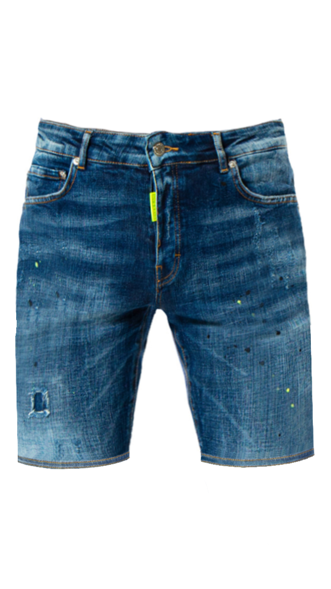Clothing Shorts Jeans Cortos BLUE DISTRESSED SHORT NEO DENIM – My