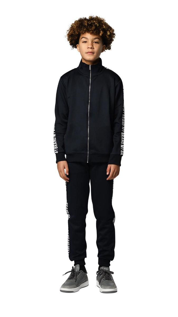 My Brand Tape Track Suit Bl/Wh | BLACK