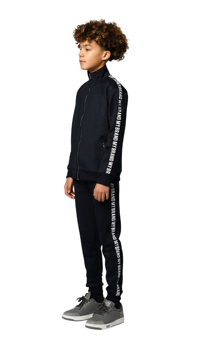 My Brand Tape Track Suit Bl/Wh | BLACK
