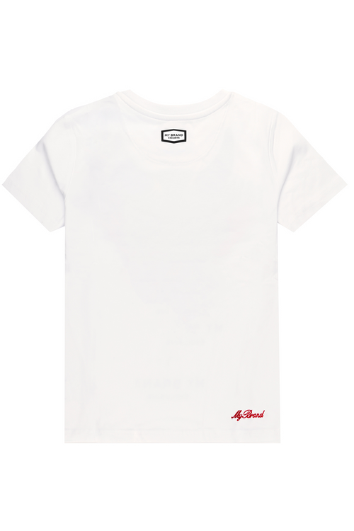 Snake Roses T-Shirt White | WHITE