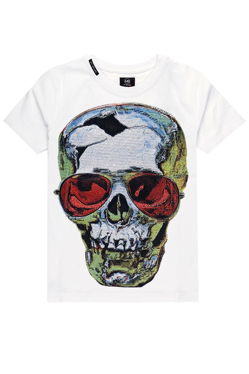 Sunglasses Skull T-Shirt White | WHITE
