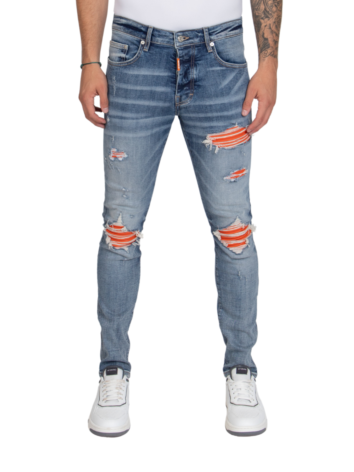 Ripped Jeans Biker Jeans Size 42 Save Big On Bulk Mens Biker