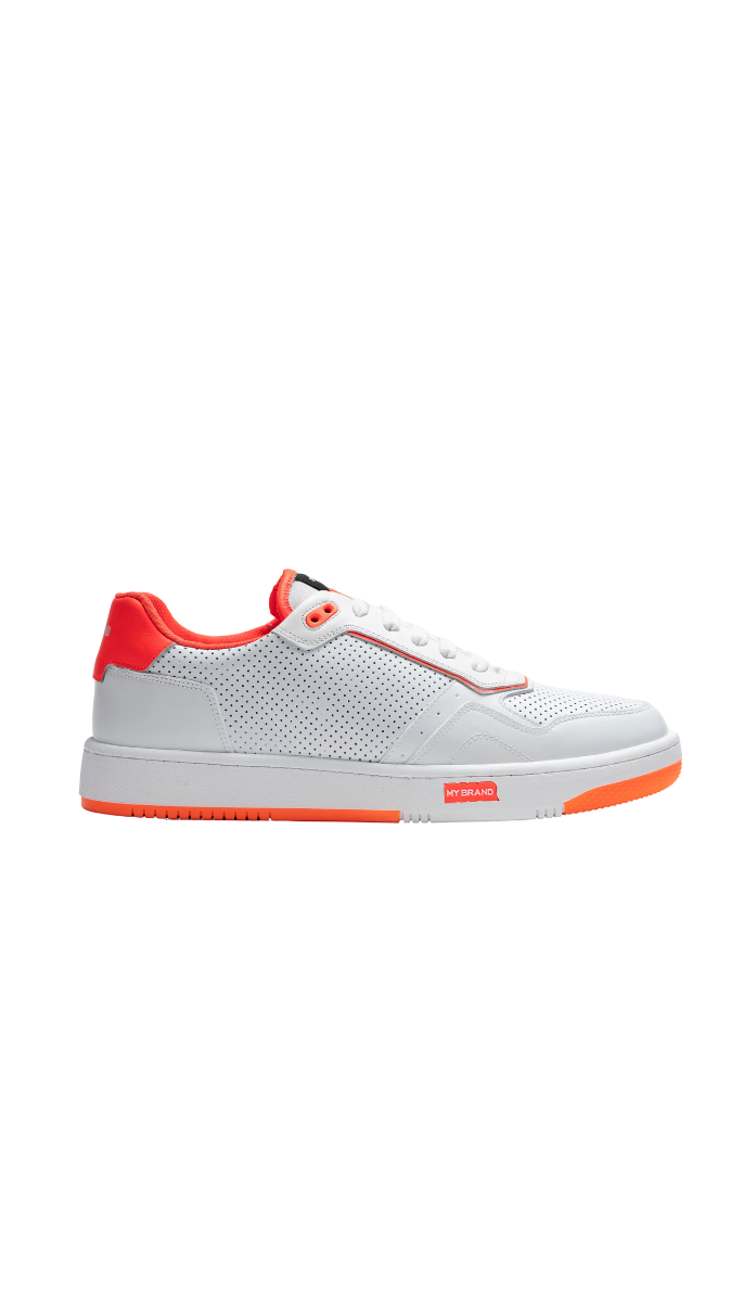 Neon orange online tennis shoes