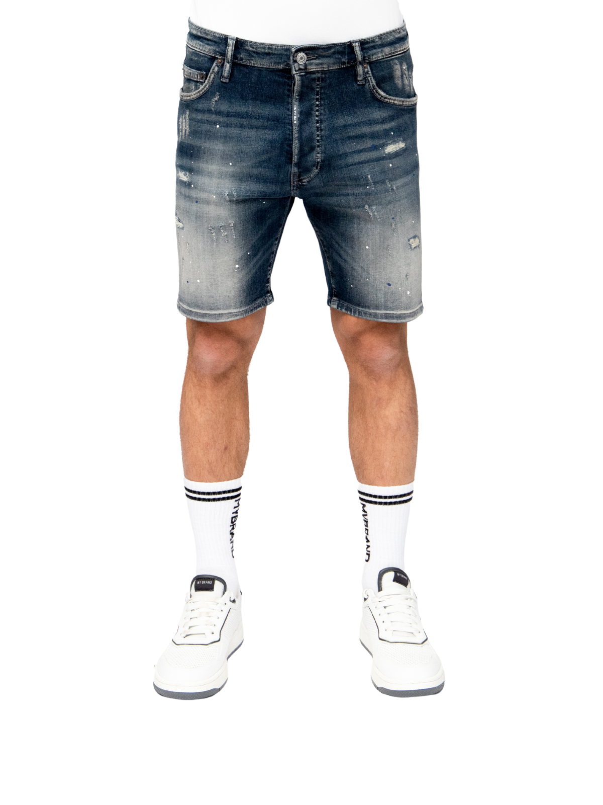 Washed Shredder Shorts DENIM – My Brand Online BV