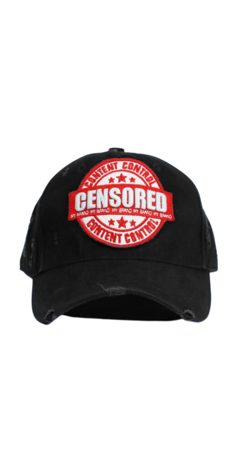 Censored Cap | BLACK