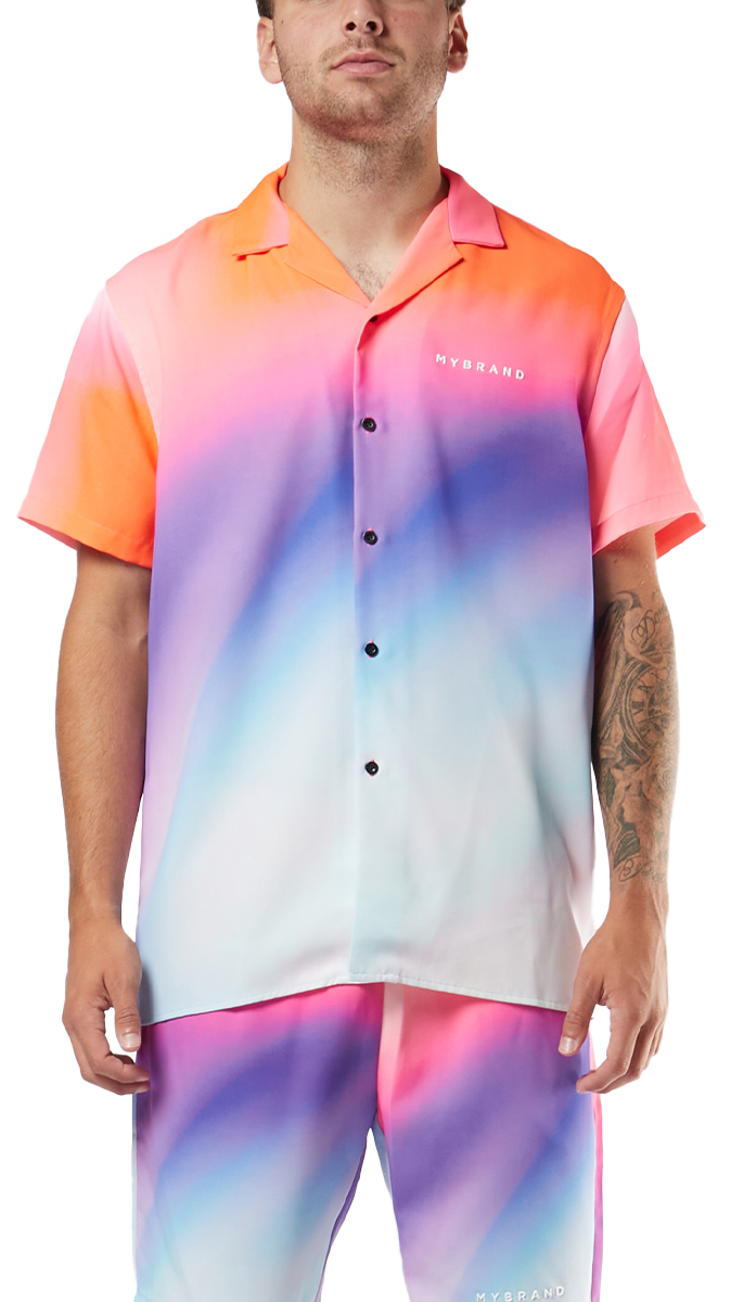 Heaven Swim Capsule Bowling Shirt | MULTI COLOR