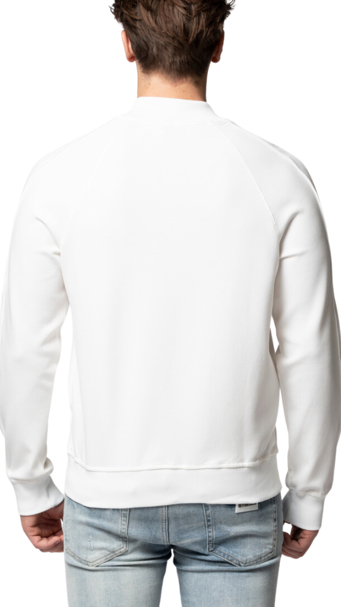 CHAQUETA DE BÉISBOL MB ESSENTIAL PIQUE BLANCA | BLANCA