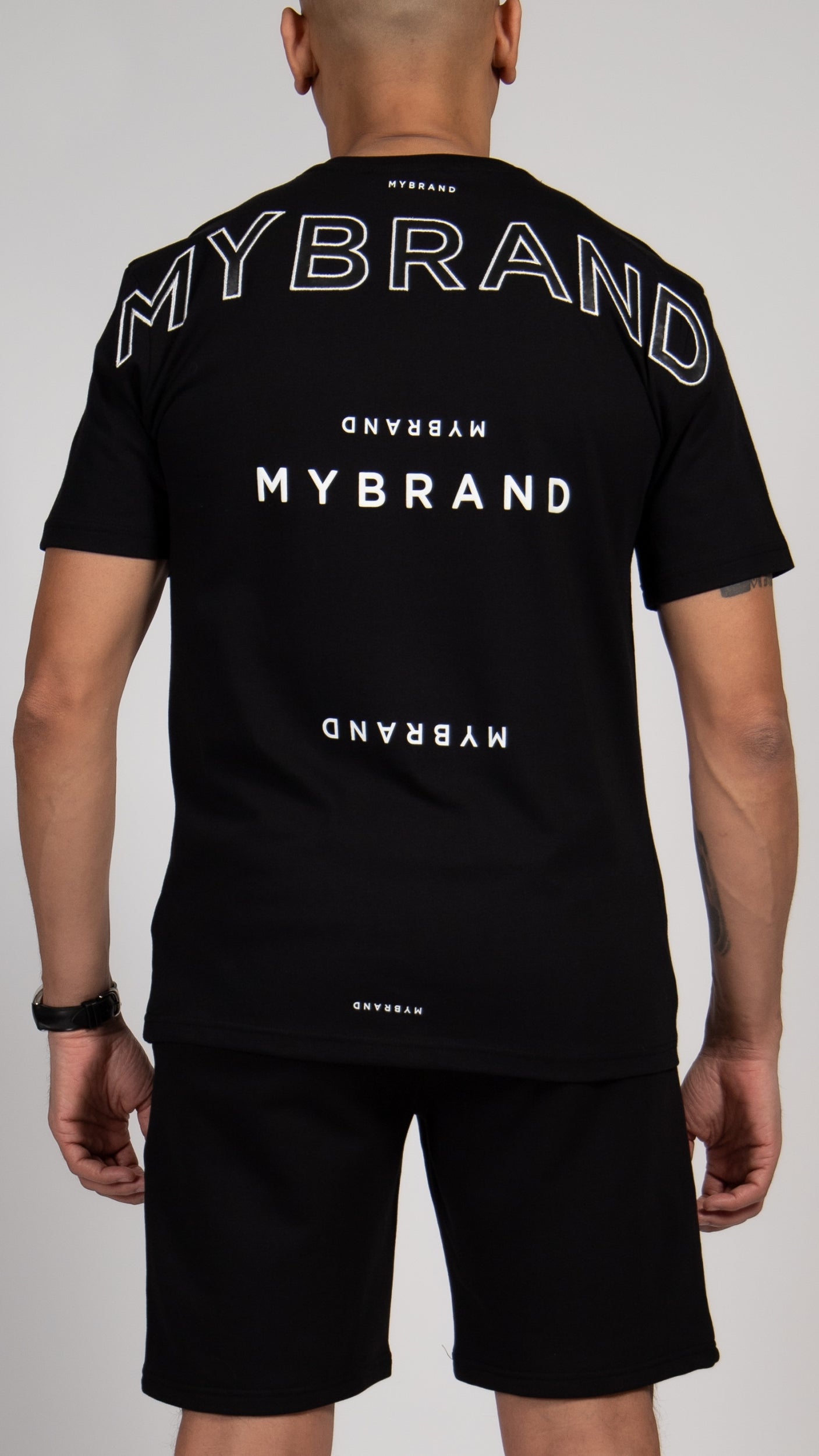 MYBRAND Signature Series: Classic Logo Tee | BLACK