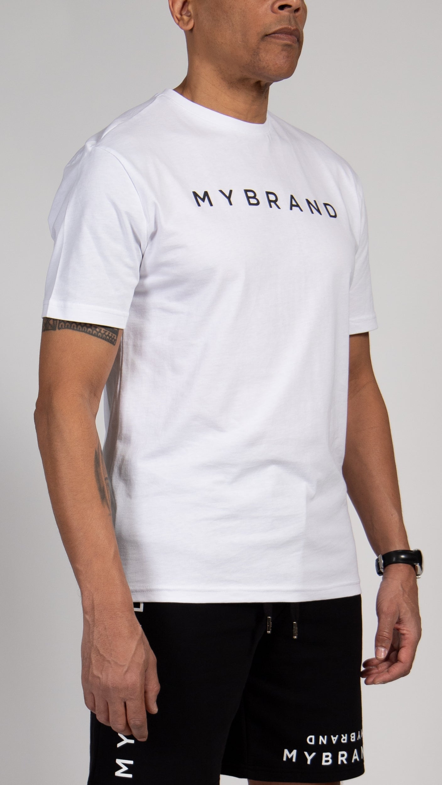 MYBRAND Signature Series: Classic Logo Tee | WHITE
