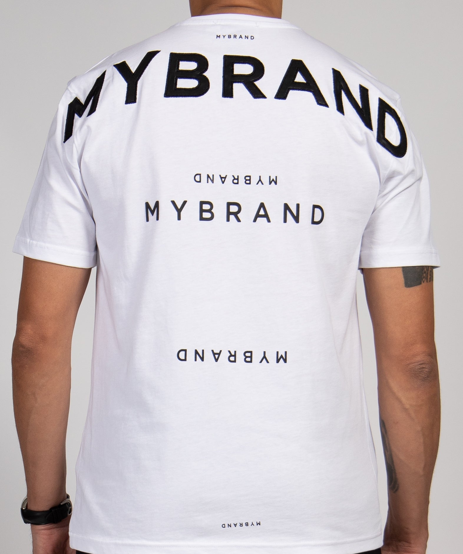 MYBRAND Signature Series: Classic Logo Tee | WHITE