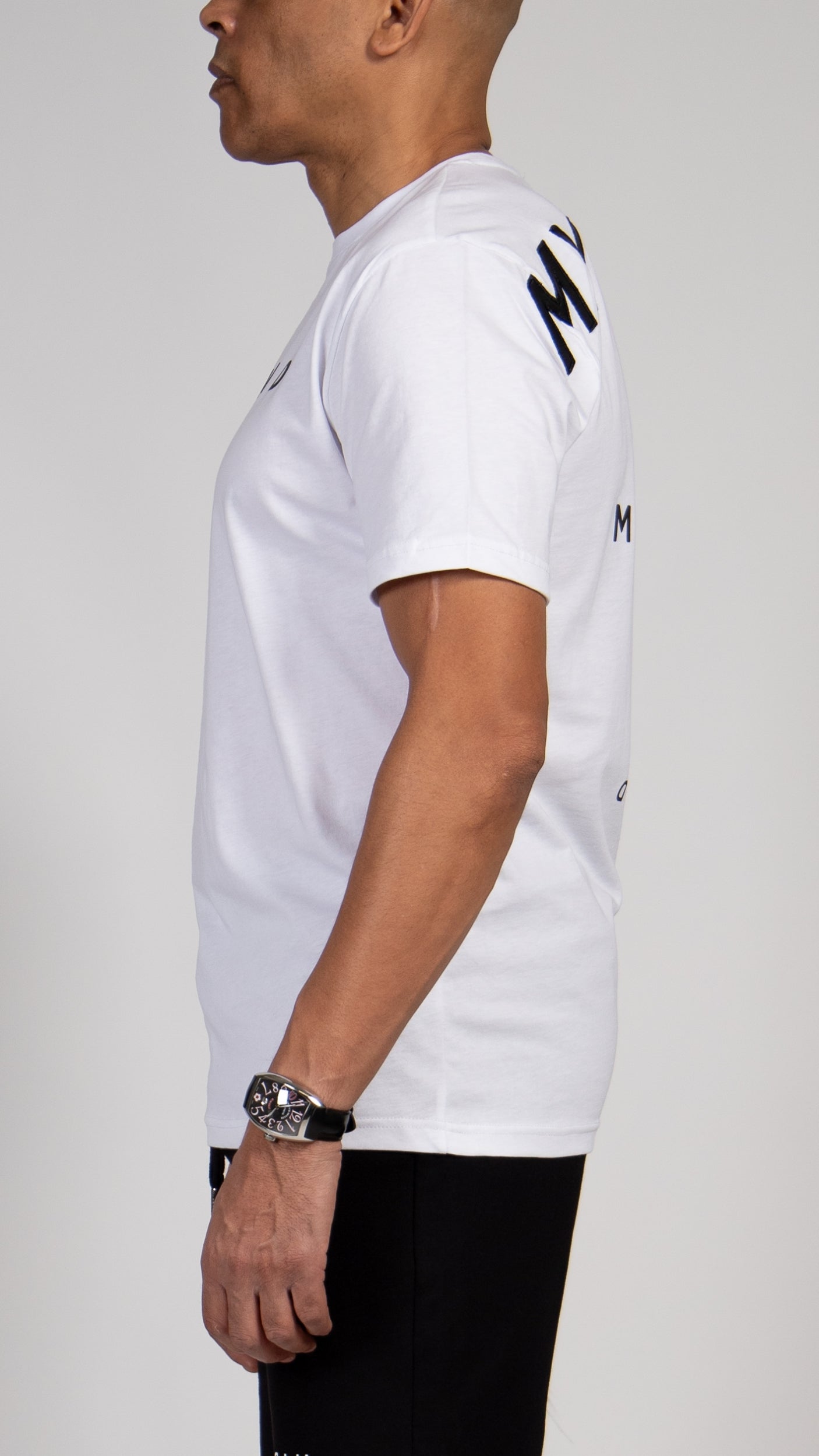 MYBRAND Signature Series: Classic Logo Tee | WHITE