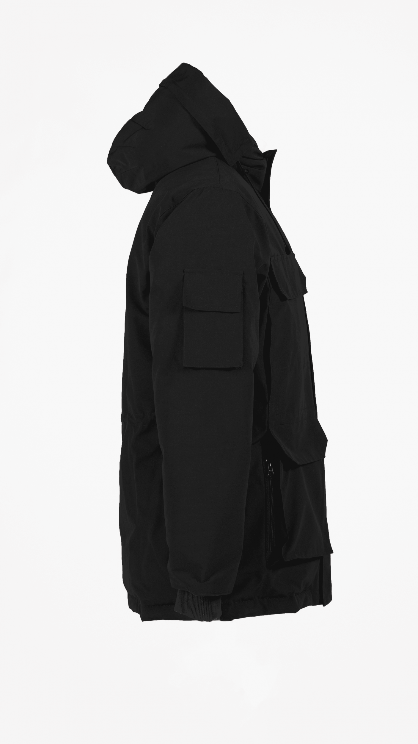 CORTINA LONG JACKET BLACK | BLACK