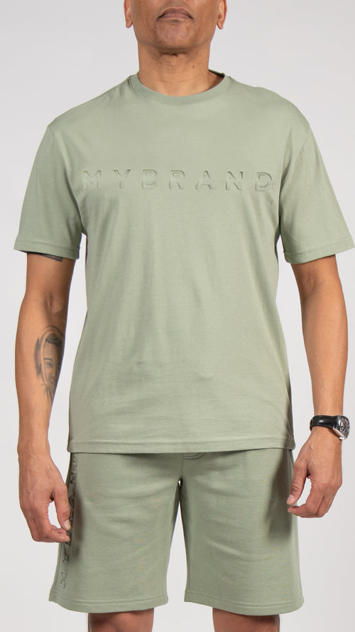 MYBRAND Outbosed Statement Tee | LIGHT GREEN