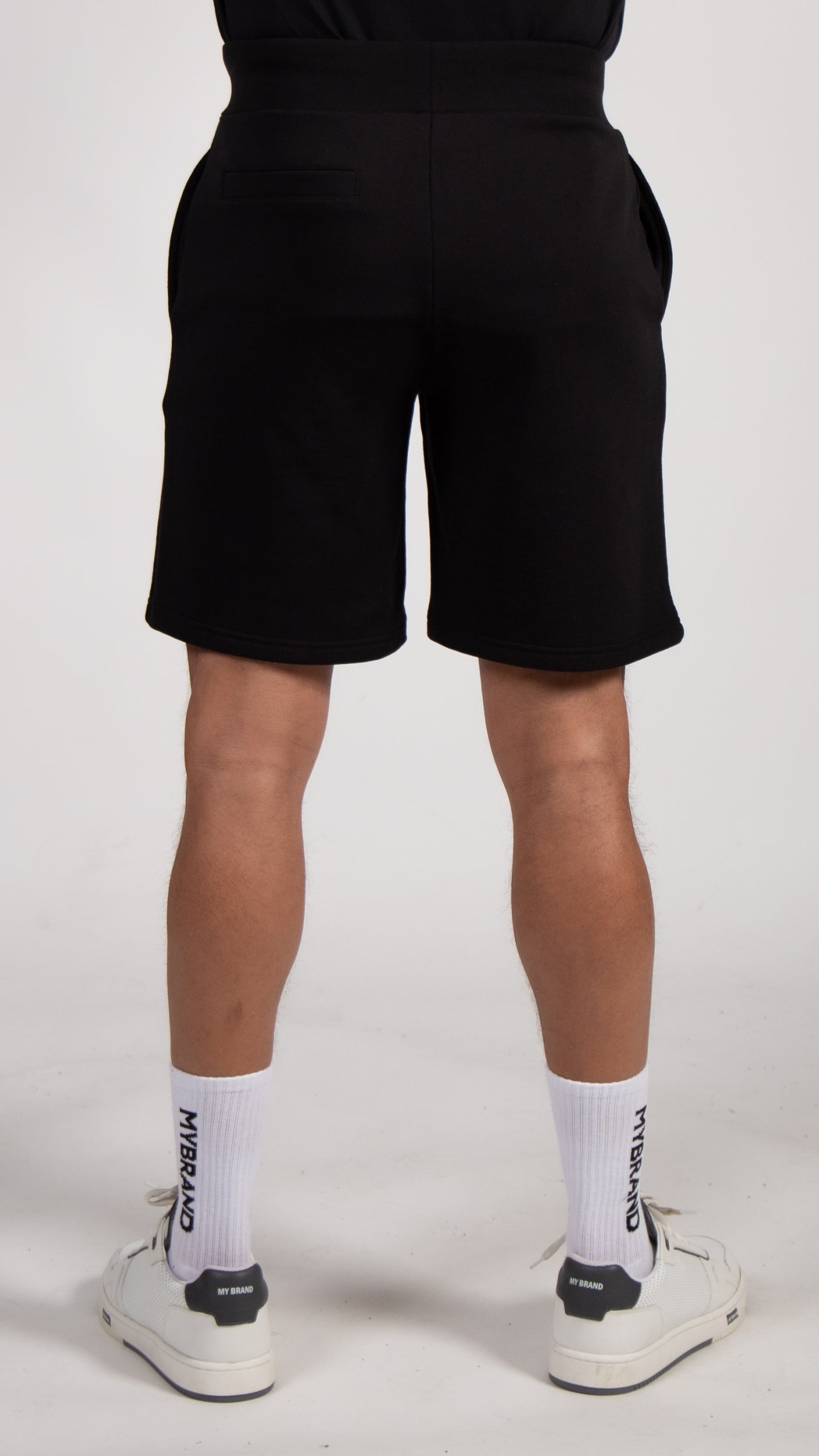 MYBRAND Embosed Statement Short Black | BLACK