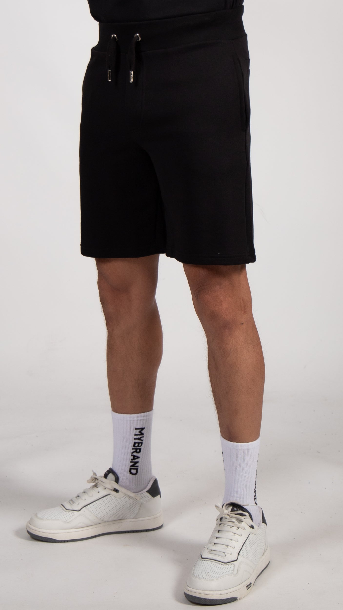 MYBRAND Embosed Statement Short Black | BLACK