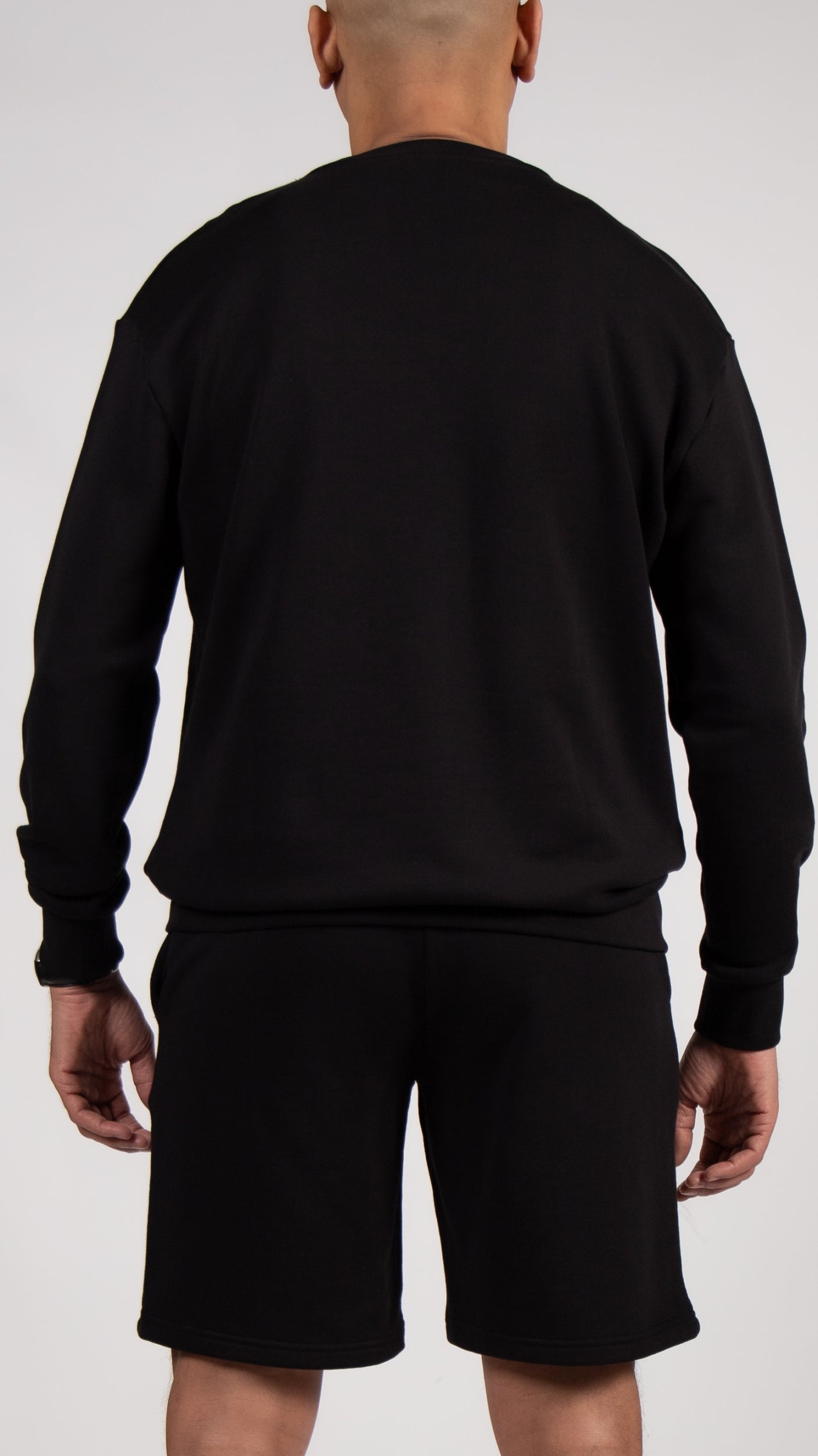 MYBRAND Embosed Statement Sweater Black | BLACK
