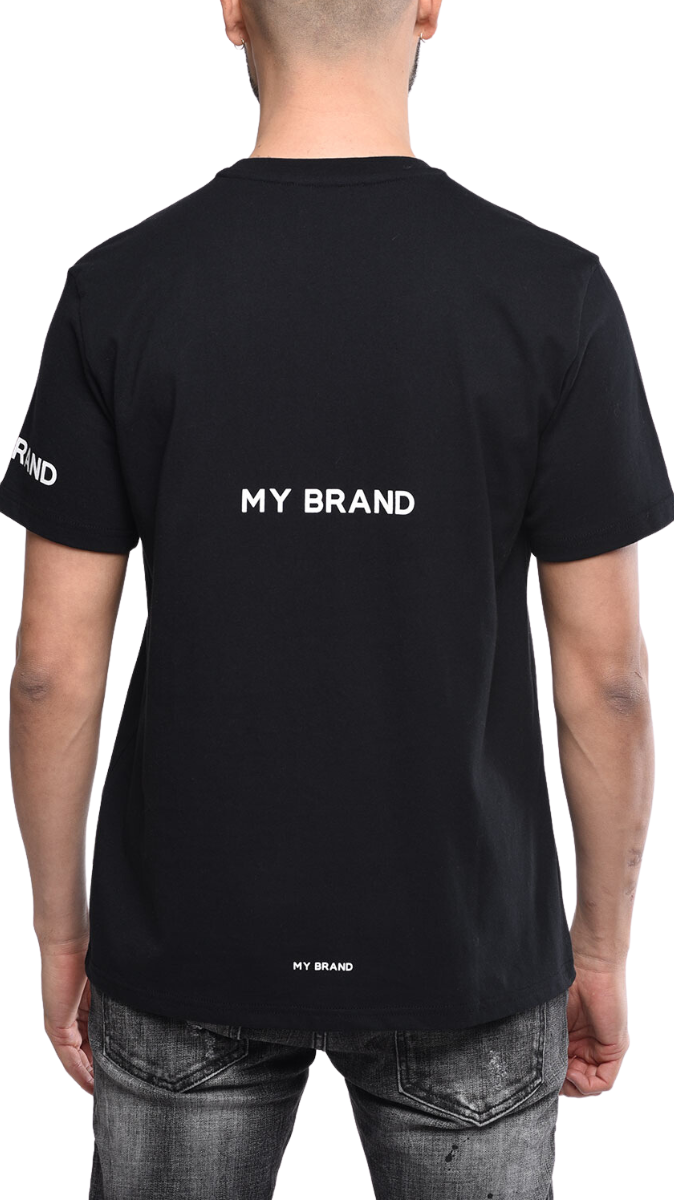 Multibranding Tshirt Bl/Wh | BLACK