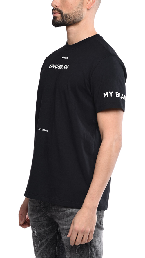 Multibranding Tshirt Bl/Wh | BLACK
