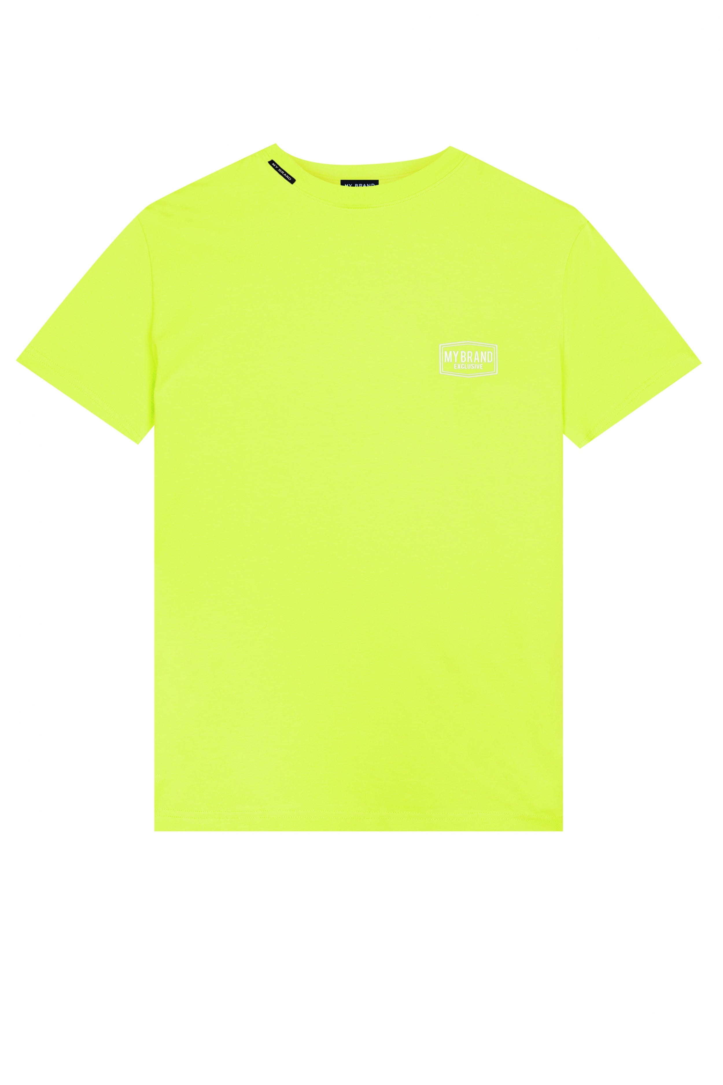 CHEST LOGO NEON T-SHIRT | NEON YELLOW