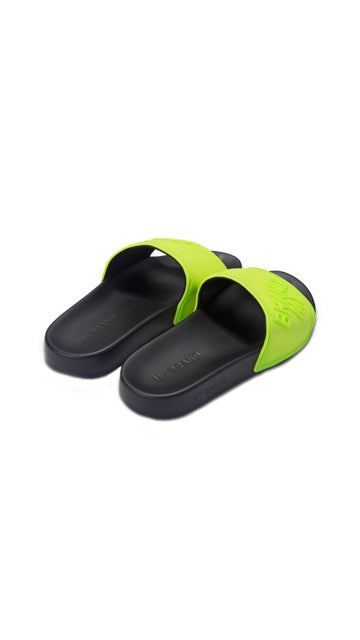 MY BRAND SKEW SLIPPER | NEON YELLOW