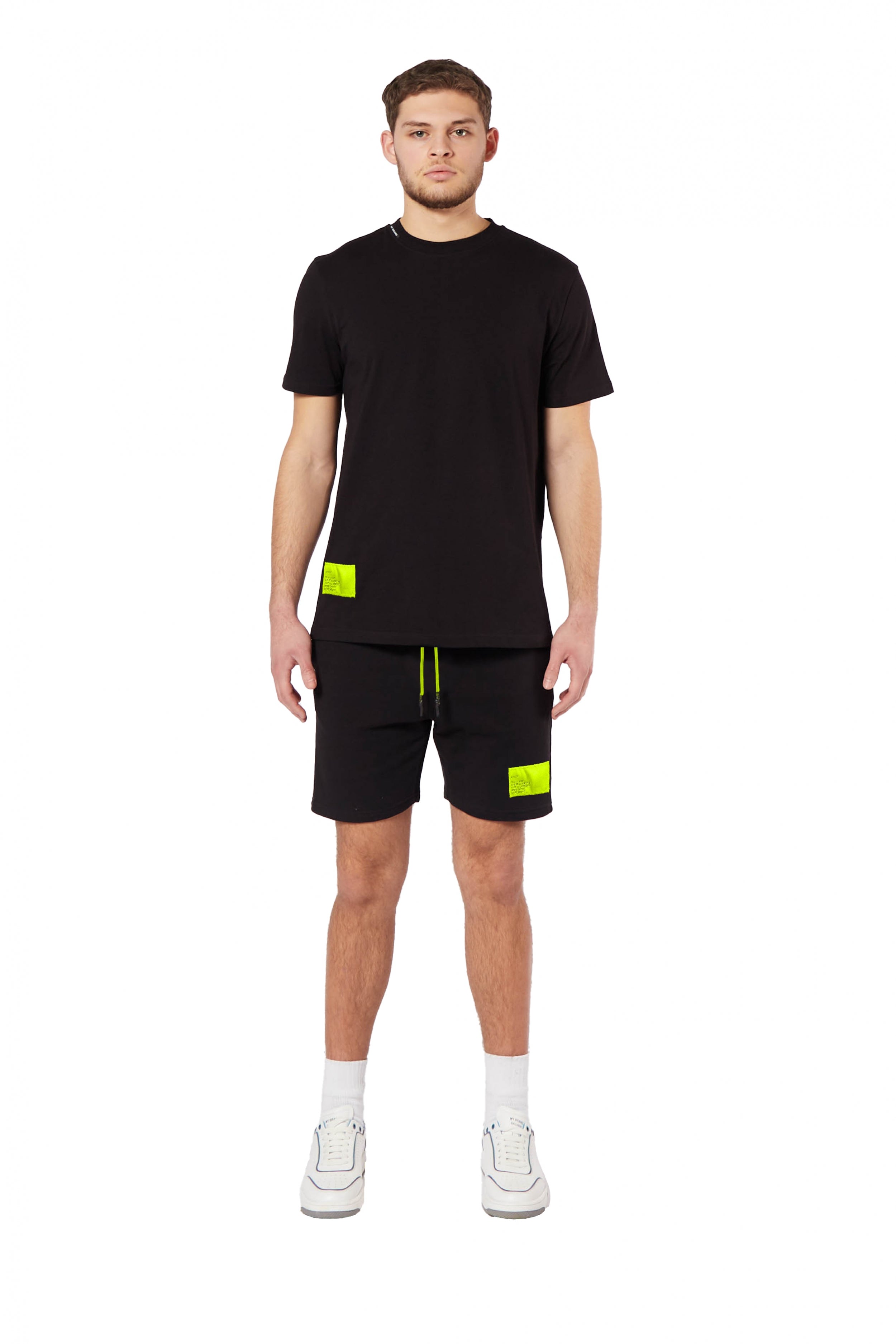 MYBRAND LABEL SET NEONYELLOW | BLACK