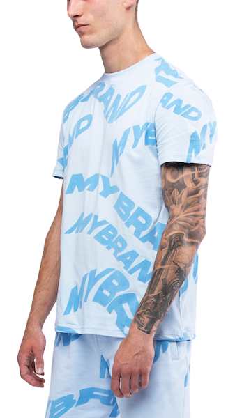 WAVY Dark Mint Capsule T-Shirt | LIGHT BLUE