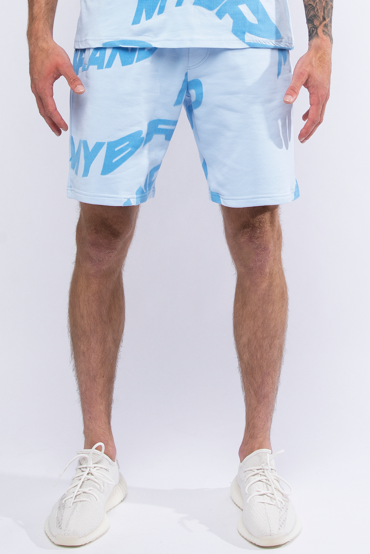 WAVY Dark Mint Capsule Shorts | LIGHT BLUE