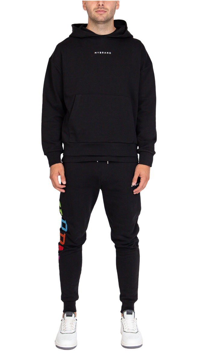 Rainbow College MB09 Joggingsuit Black | BLACK