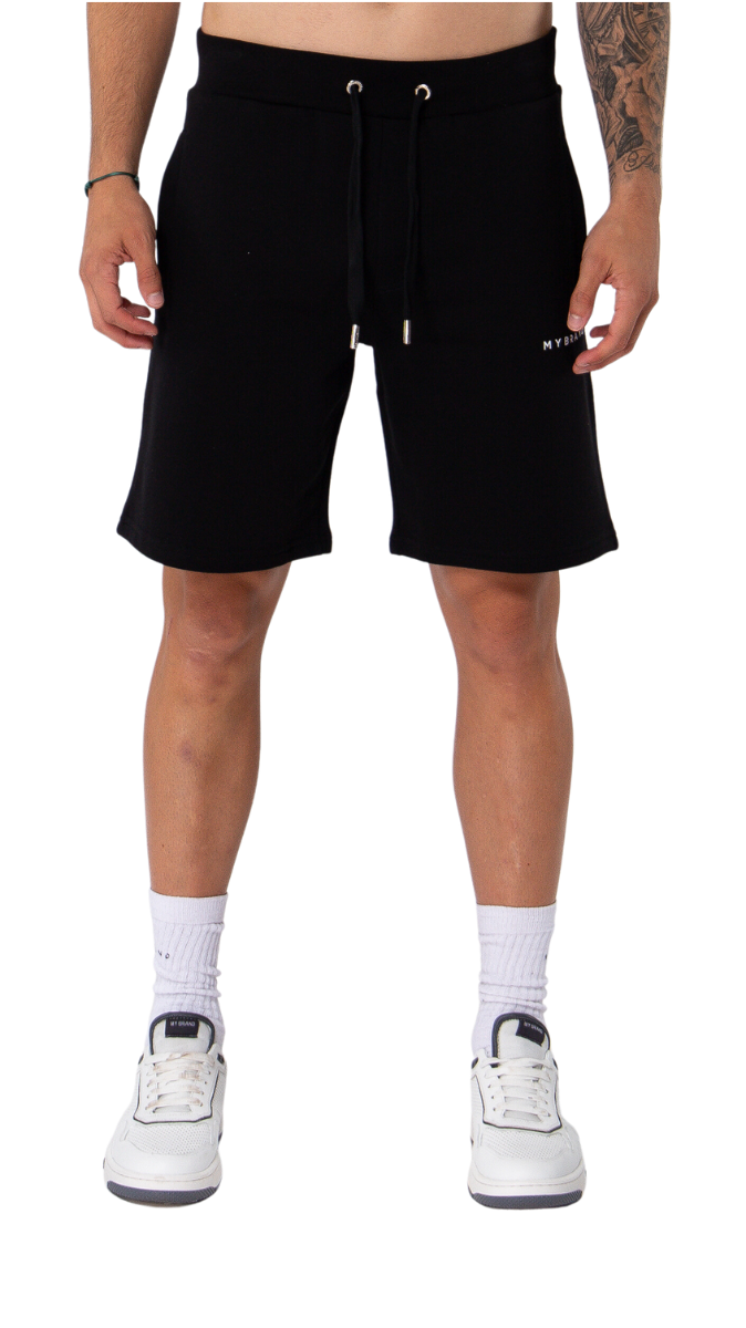 MY BRAND RAINBOW COLLEGE SHORTS | BLACK