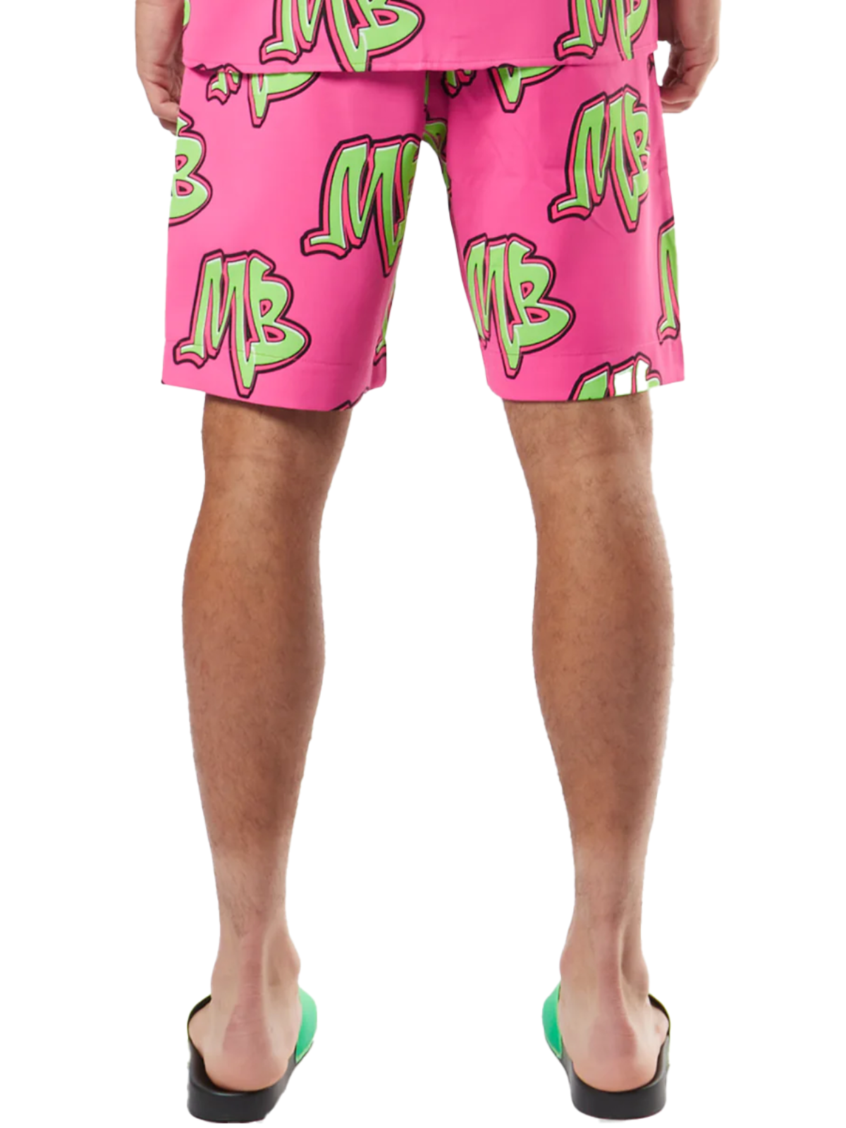 Neon Swim Capsule Bowlingshort Neonpink | NEON PINK