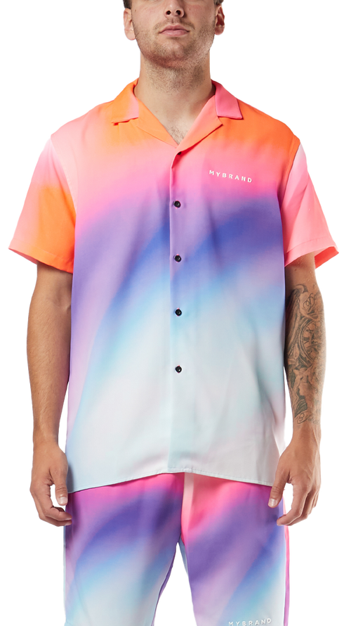 Heaven Swim Capsule Bowling Shirt | MULTI COLOR