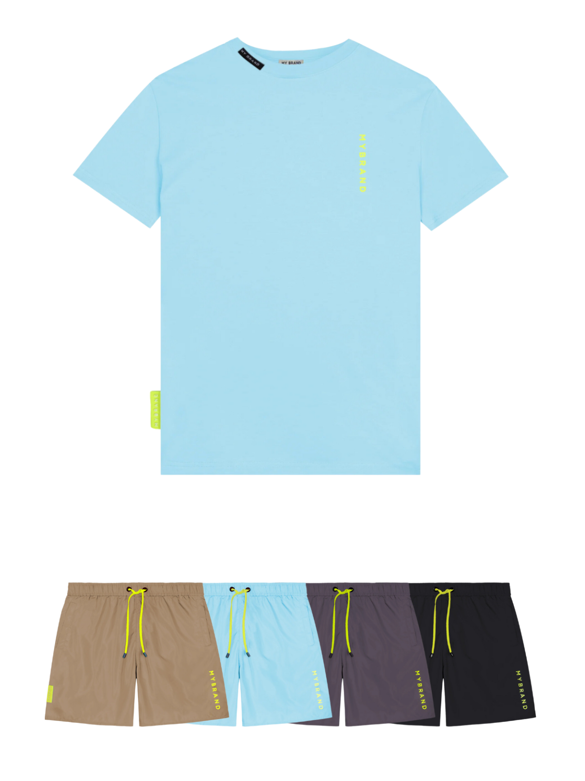 BASIC SWIM CAPSULE T-SHIR | LIGHT BLUE