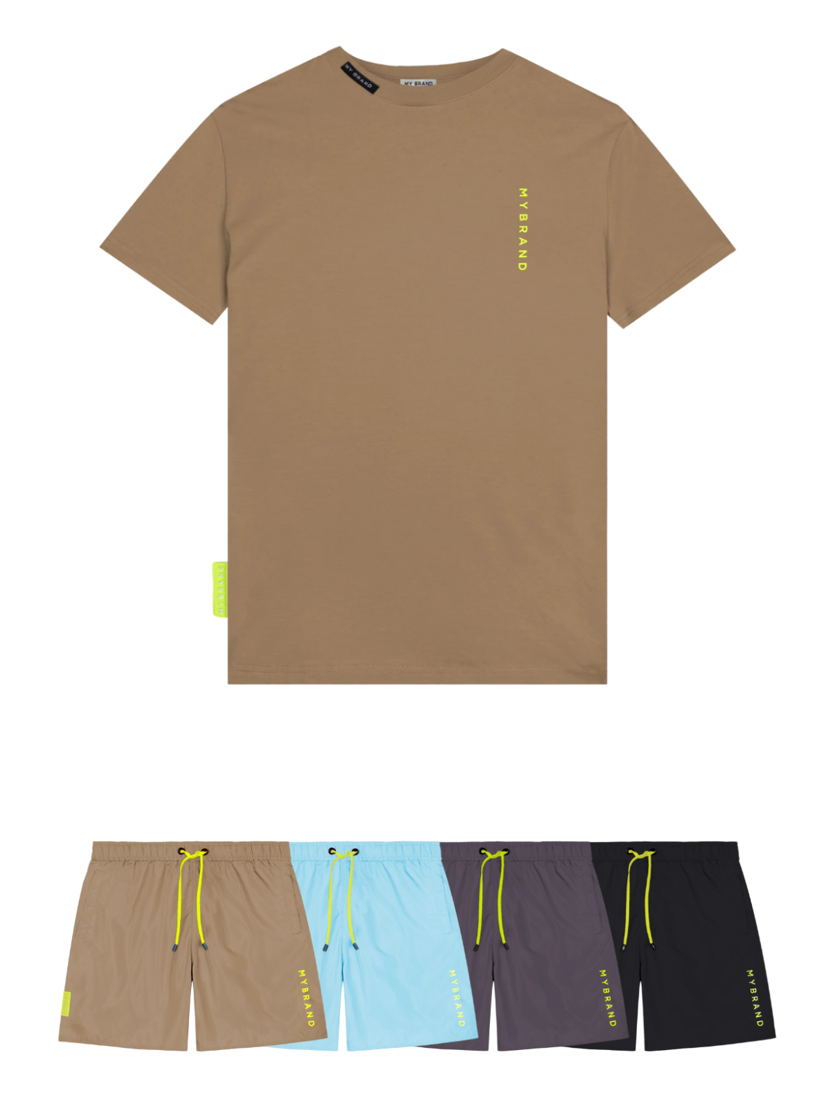 BASIC SWIM CAPSULE T-SHIR | BEIGE