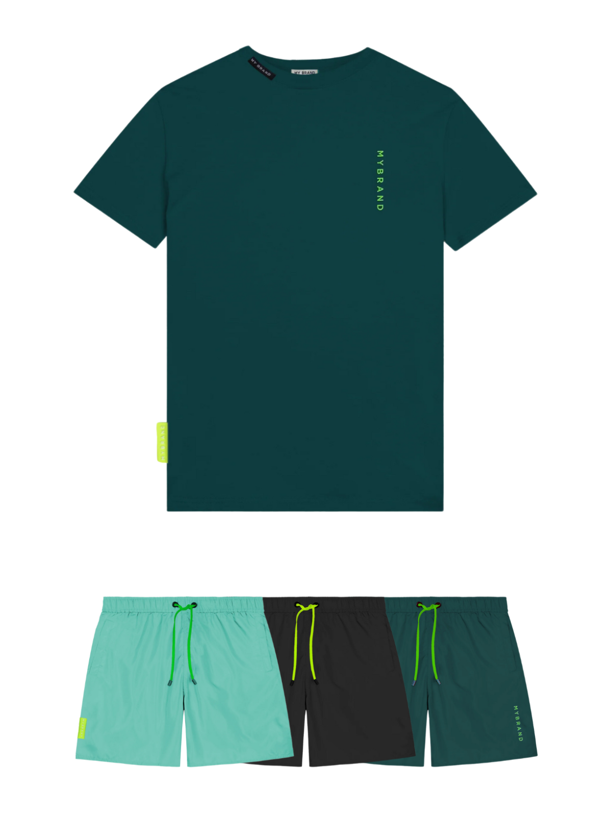 BASIC SWIM CAPSULE T-SHIR | GREEN