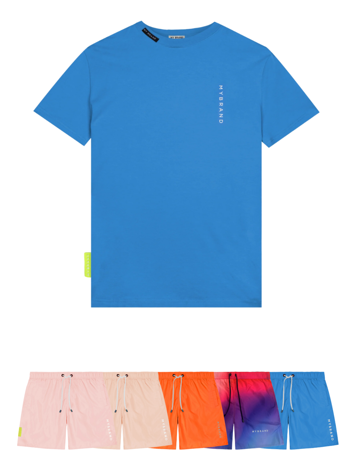 BASIC SWIM CAPSULE T-SHIR | BLUE