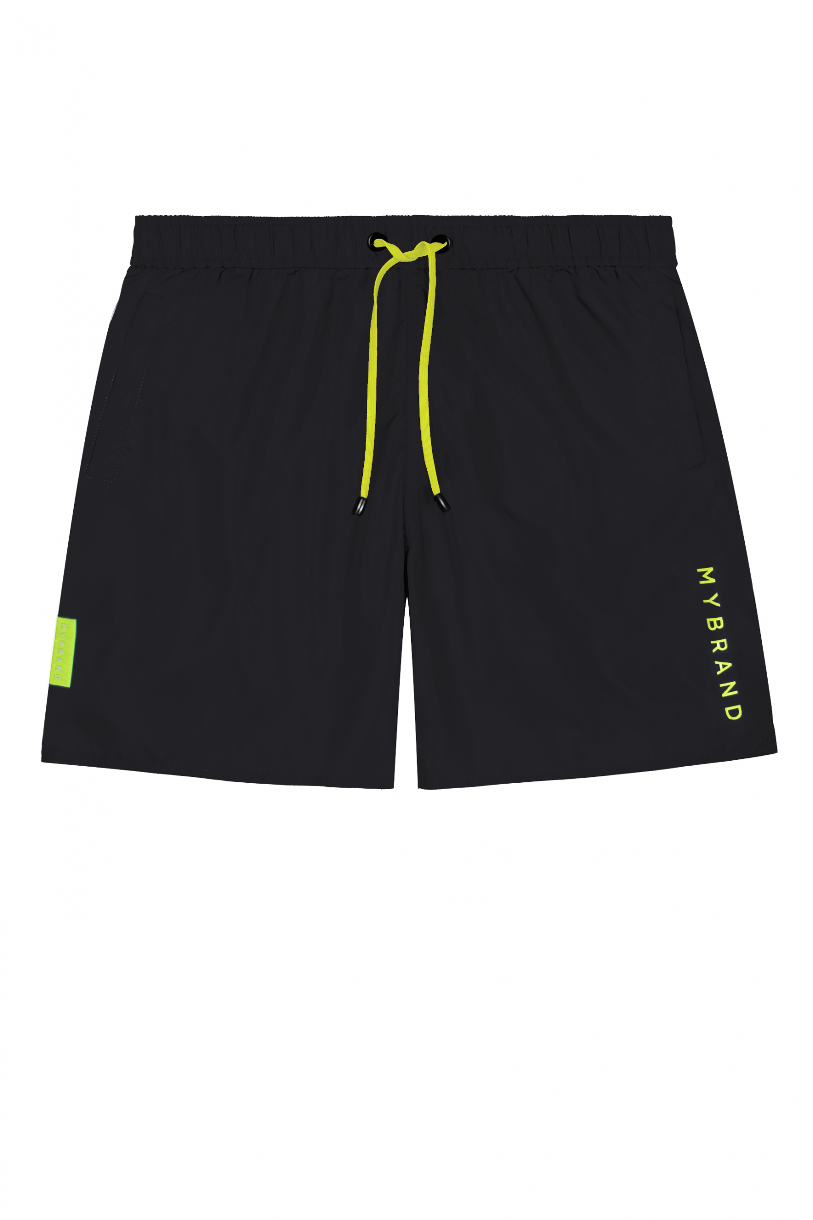 Basic Swim Capsule Short Neon Black | BLACK