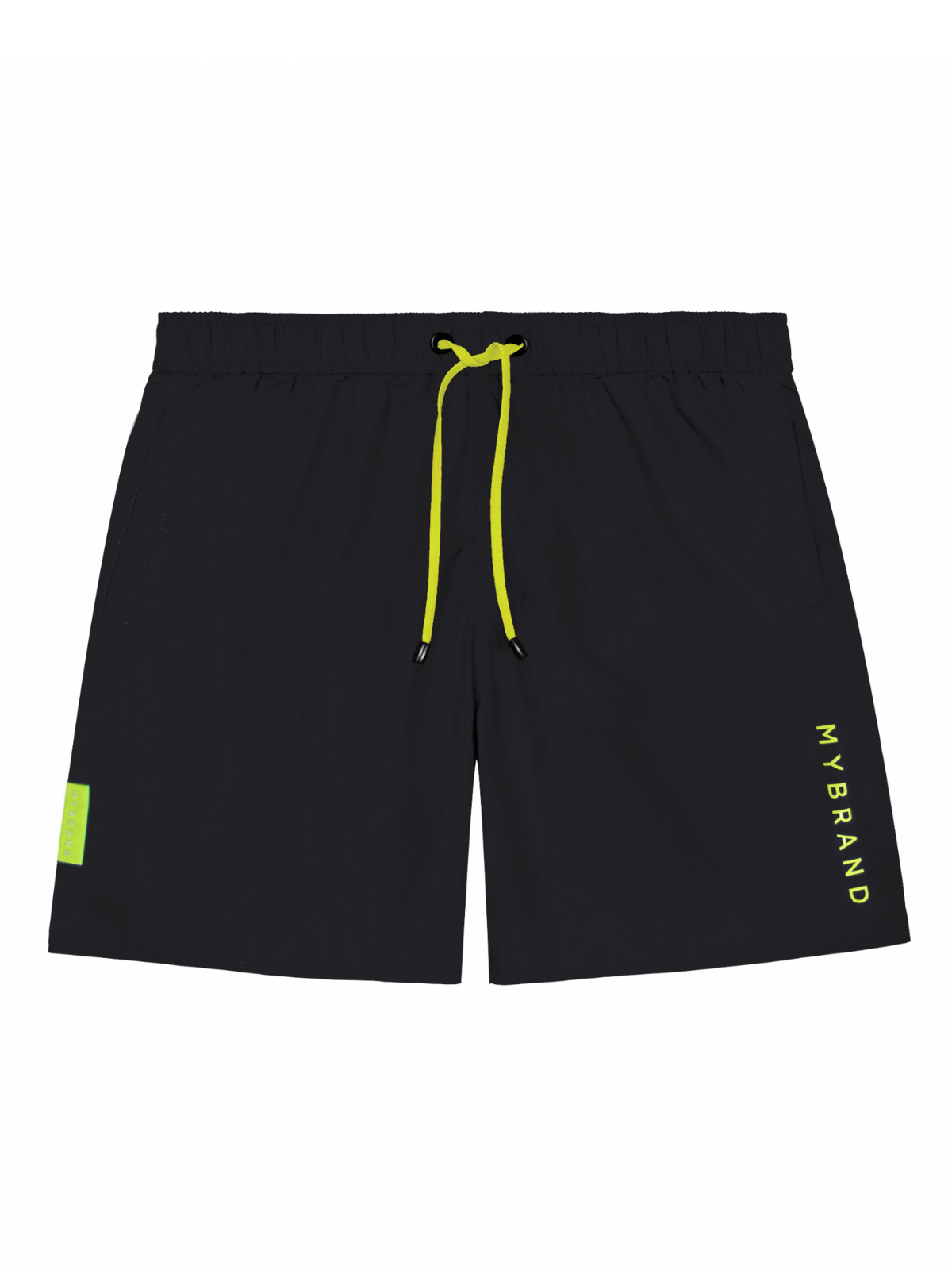 Basic Swim Capsule Short Neon Black | BLACK