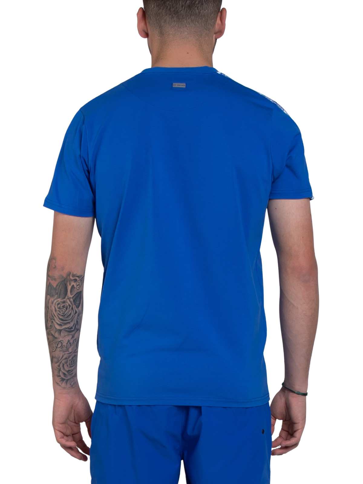 MB LOGO TAPING T-SHIRT | KOBALT BLUE