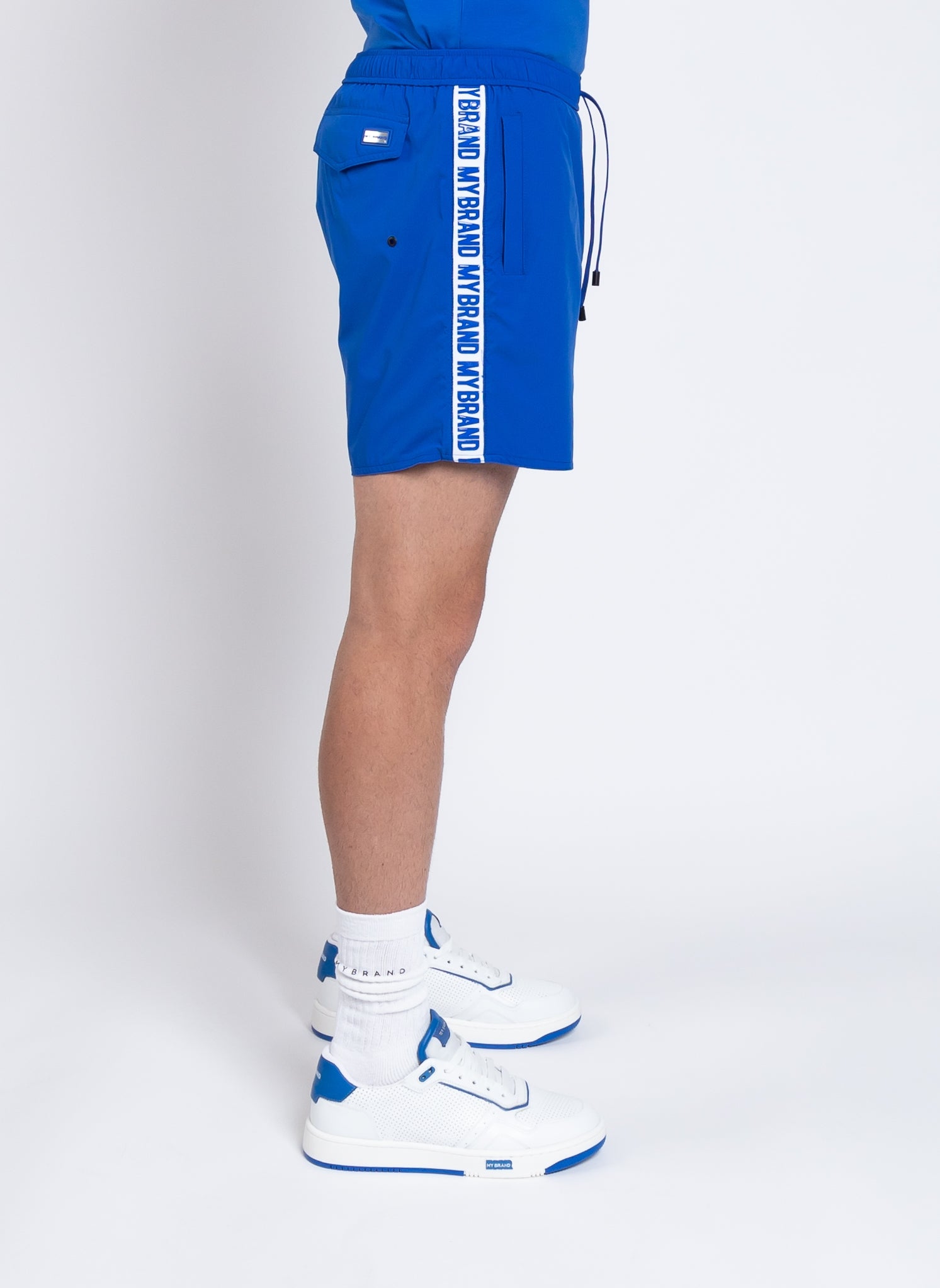 MB LOGO TAPING SHORT | KOBALT BLUE