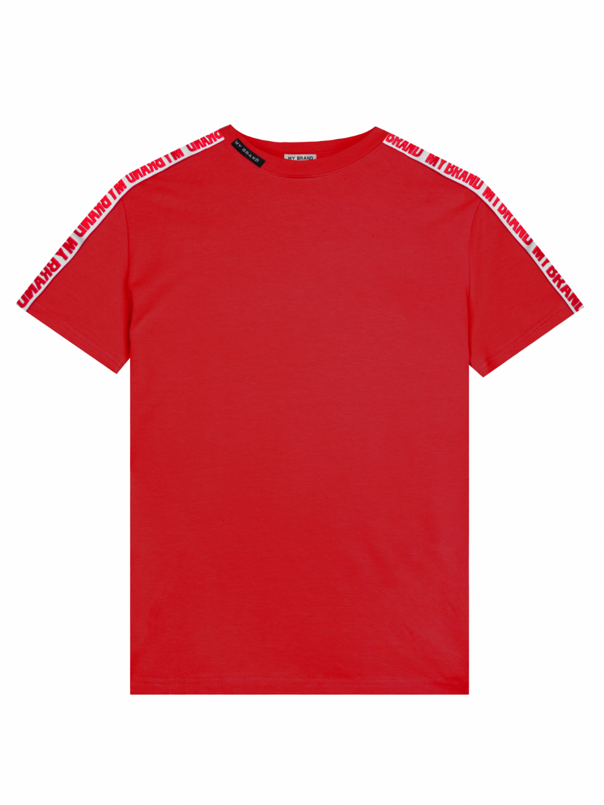 MB Logo Taping Shirt Red | RED