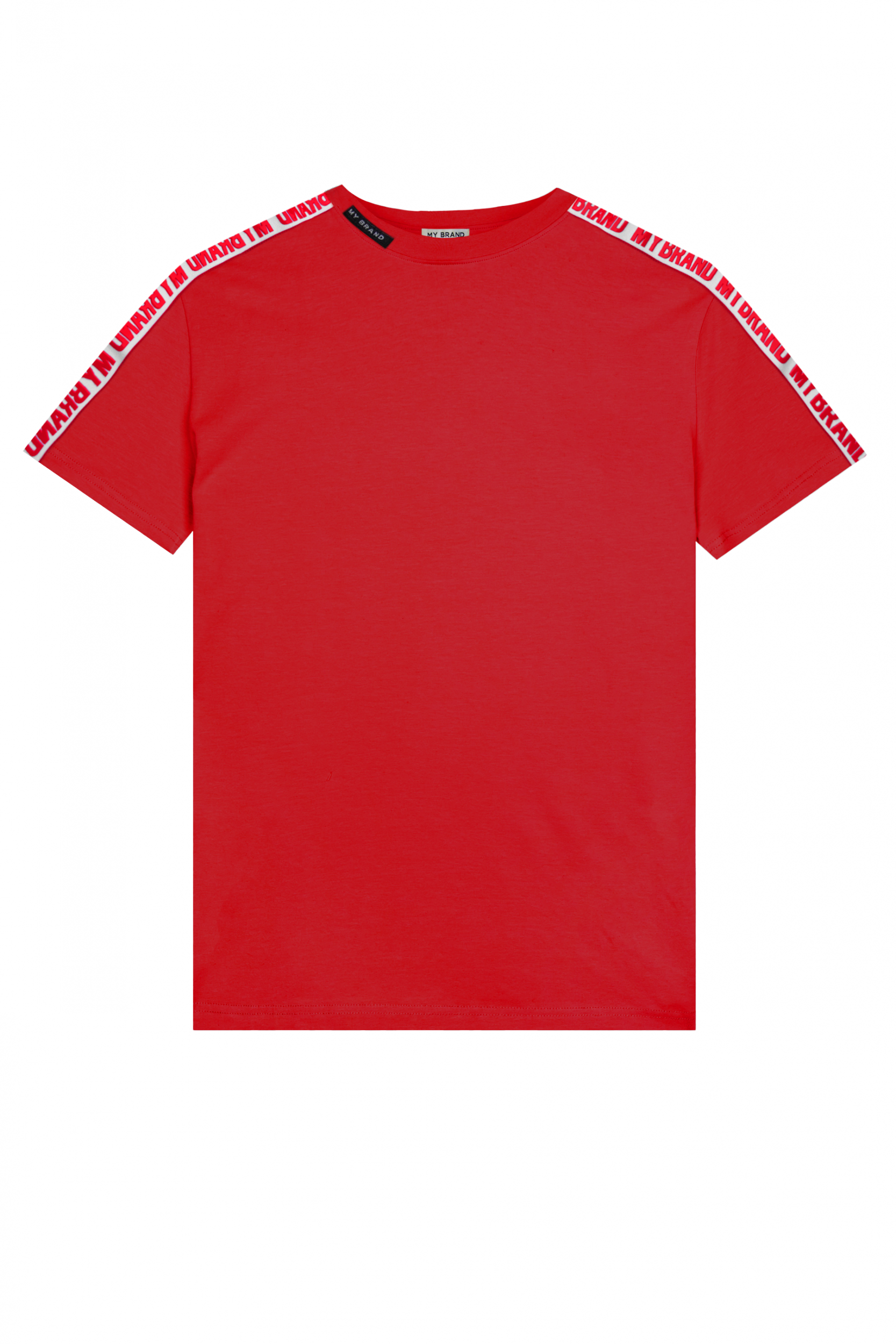 MB Logo Taping Shirt Red | RED
