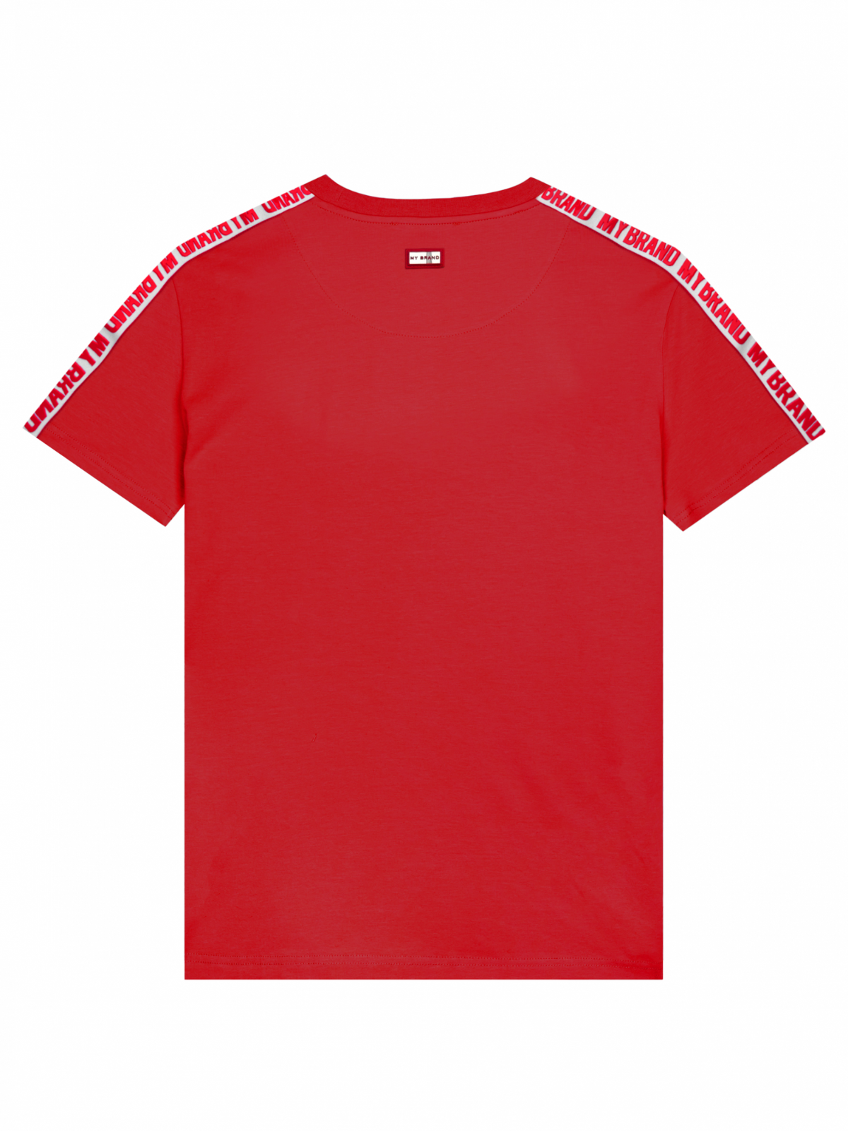 MB Logo Taping Shirt Red | RED