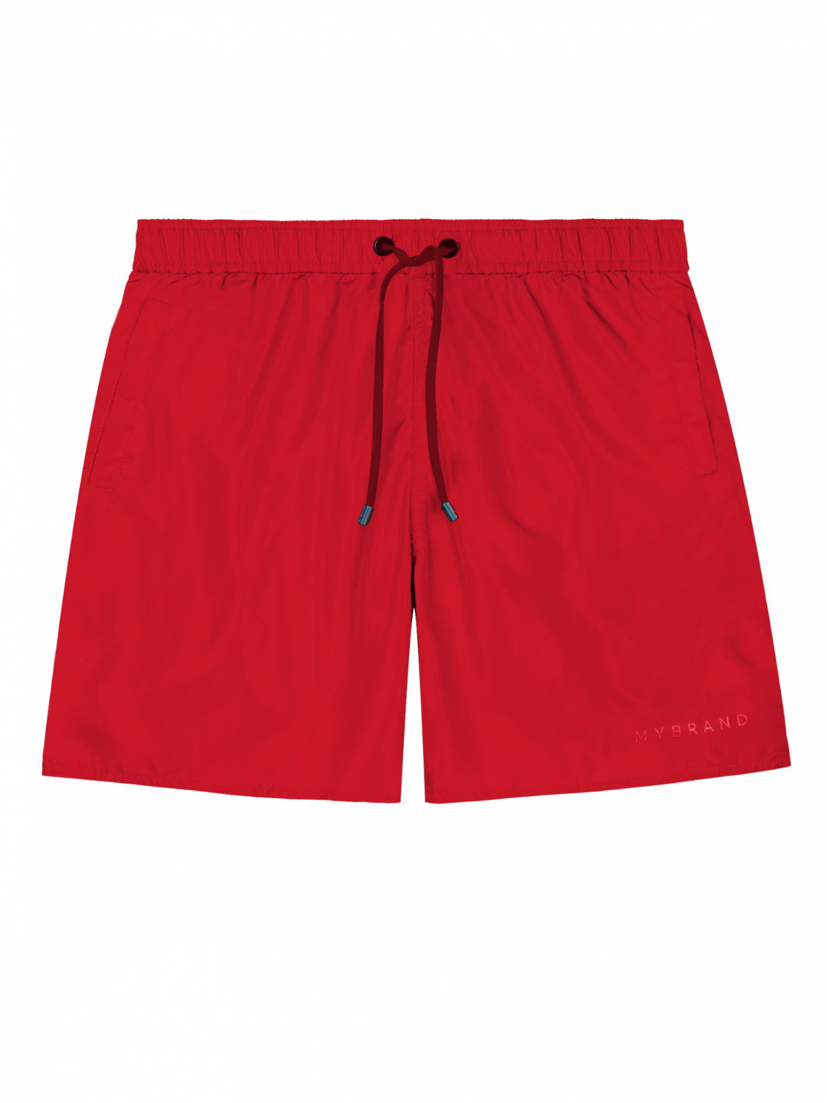 MB Logo Taping Swimshort Red | RED