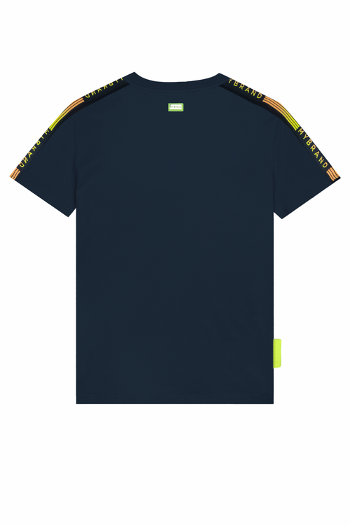 MB STRIPES GRADIENT T-SHI | NAVY