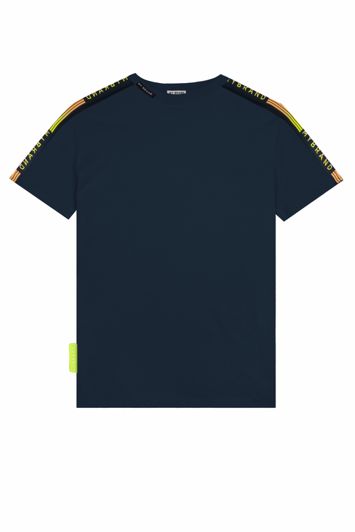 MB STRIPES GRADIENT T-SHI | NAVY