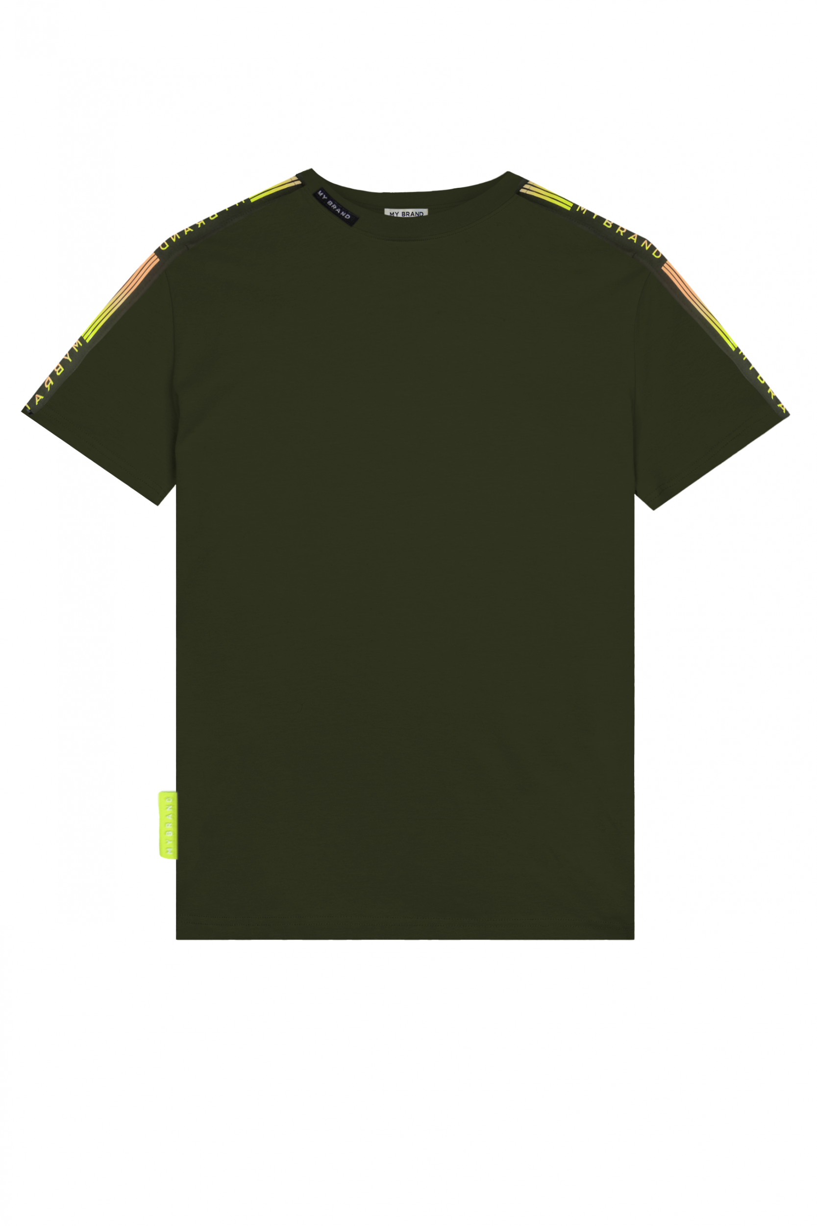 MB Stripes Gradient Swimshirt Military Green | ARMY